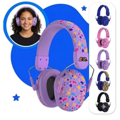 Abafador Autismo LILAC TEA PRO34 DB MUNDO AUTISTA (ORIG) Protetor Auricular Fone/Ouvido 🗣️ Auricular/ Ruido/ tea/ tdah