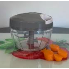 Mini Processador Triturador De Alimentos Manual B-MAX 900ml 5 Lâminas Inox