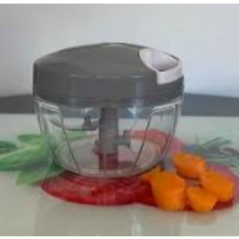Mini Processador Triturador De Alimentos Manual B-MAX 900ml 5 Lâminas Inox