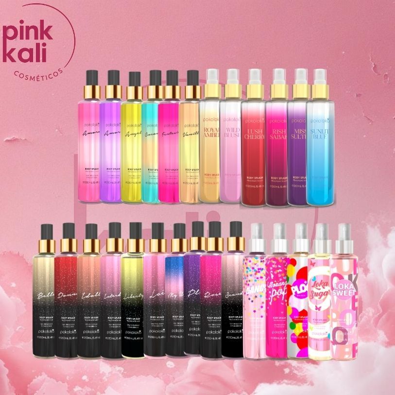 Escolha Body Splash 250ml Arabe POKOLOKA original corporal perfumado feminino spray