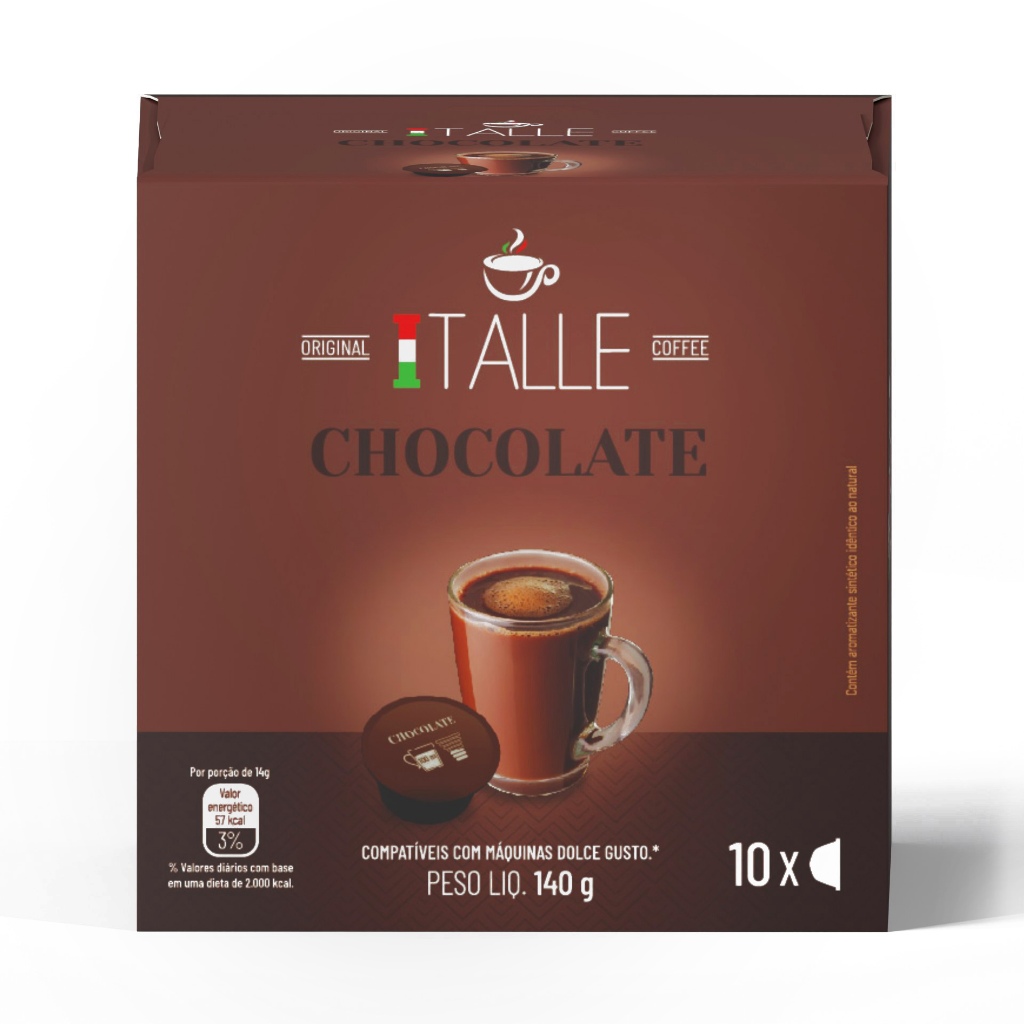 Cápsula Dolce Gusto Chocolate Café Italle 10 Und