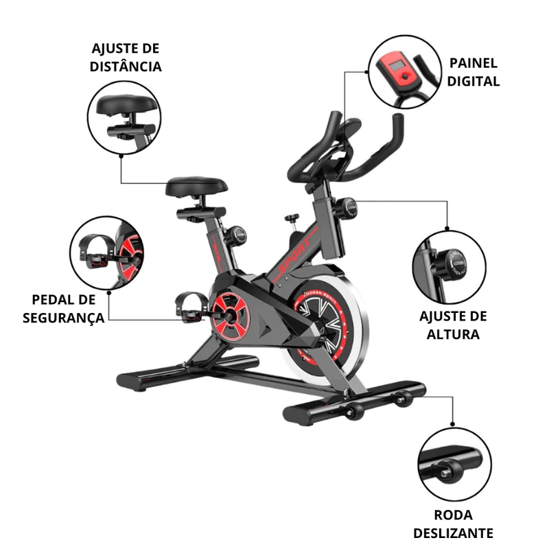 Bicicleta Ergométrica Spinning Profissional Sport — foto 2