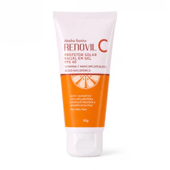 Protetor Solar FPS 40 Com Vitamina C e E Ácido Hialurônico 50g - Ação Anti-inflamatória - Abelha Rainha