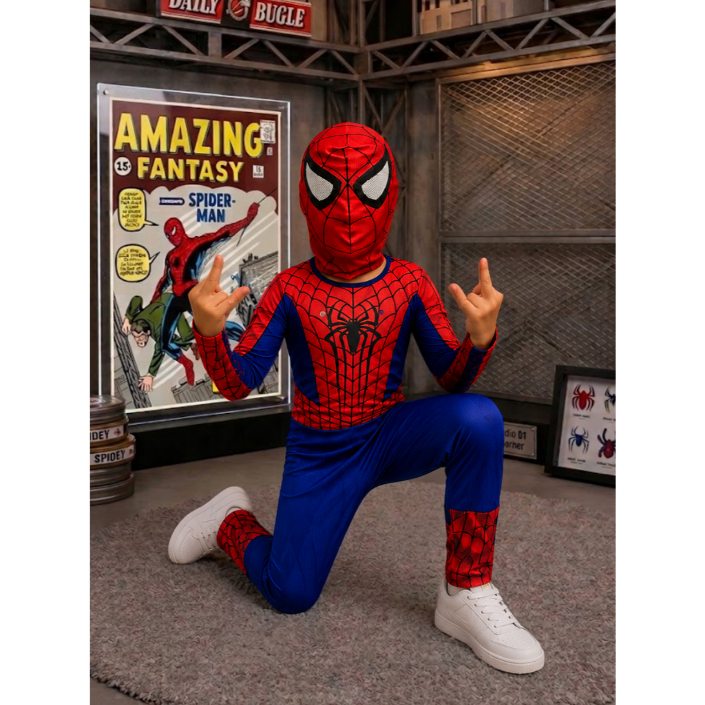 Fantasia Homem Aranha Infantil Festa De Criança Spiderman