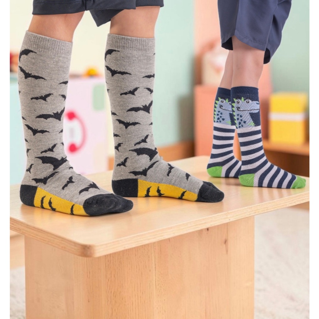 MEIA INFANTIL MENINO CANO LONGO 3/4 DIVERTIDO PERSONAGENS LANCAMENTO CONFORTAVEL MACIO 100% ALGODAO