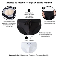 Z&D Lingerie Sungas Masculinas Cuecas Cavadas Malha Apertada Confortáveis Respiráveis Com Bojo 24159