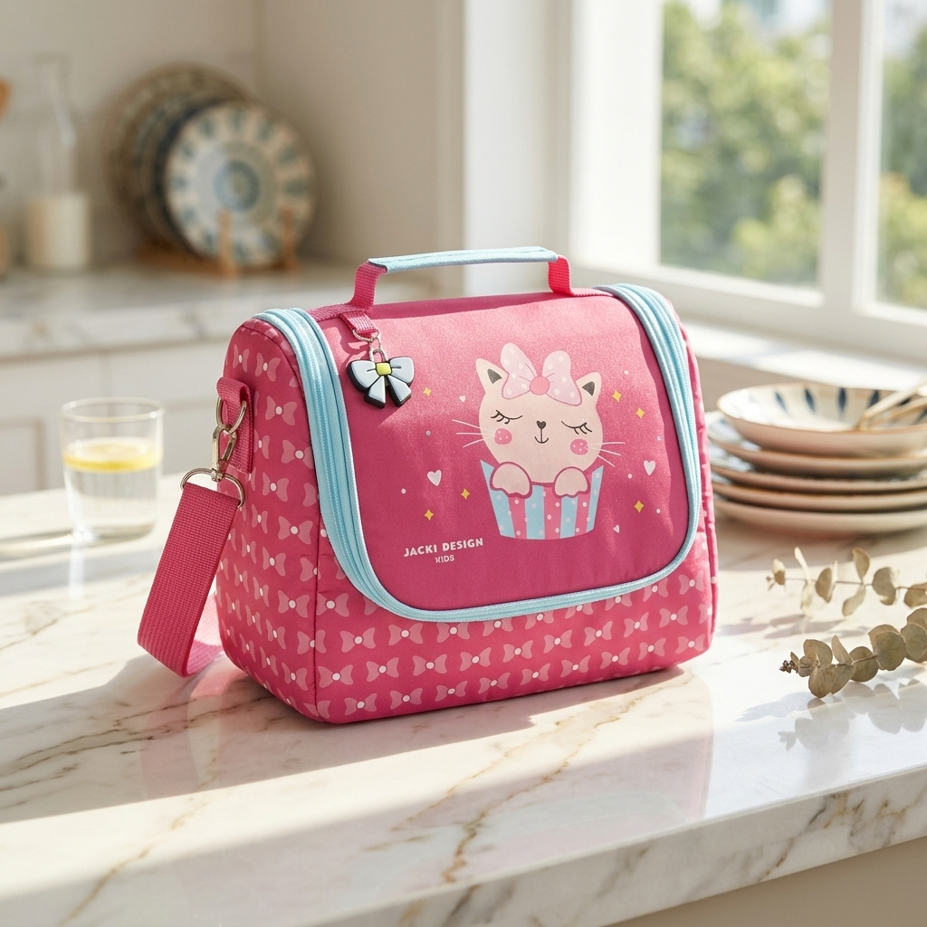 Lancheira Térmica Infantil Jacki Design Pimpolho 6950ml Escolar Bolsa Térmica Or