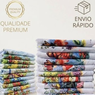 Pano de prato KIT com 24, 12 ou 4 peças 100% algodão pano de prato grande embainhado bainha  algodão