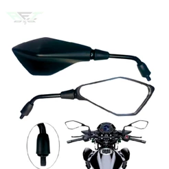Retrovisor Esportivo Kawasaki Z400 Mini Rosca YAMAHA / HONDA TODAS