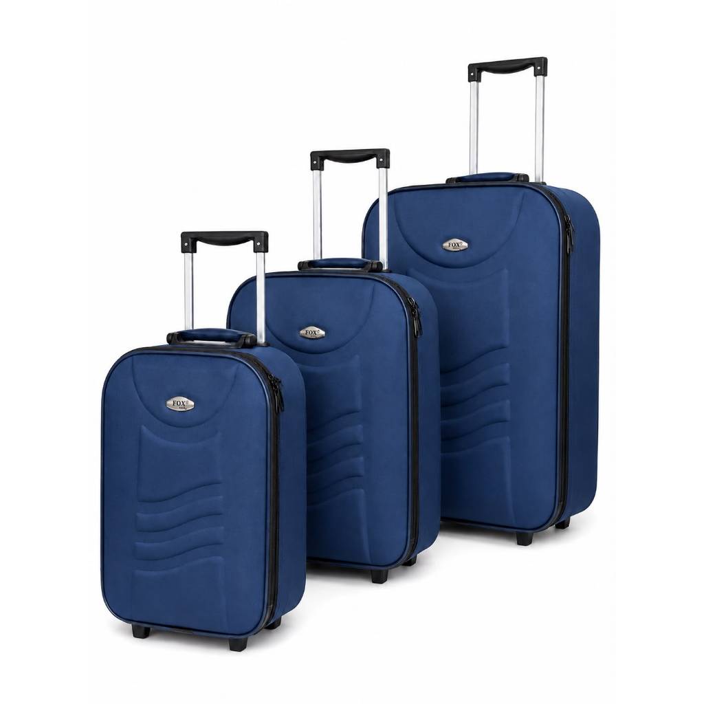 Kit 3 Malas de Viagem P M G Fox Indy Mala de Bordo 10kg Padrão ANAC com Rodinhas