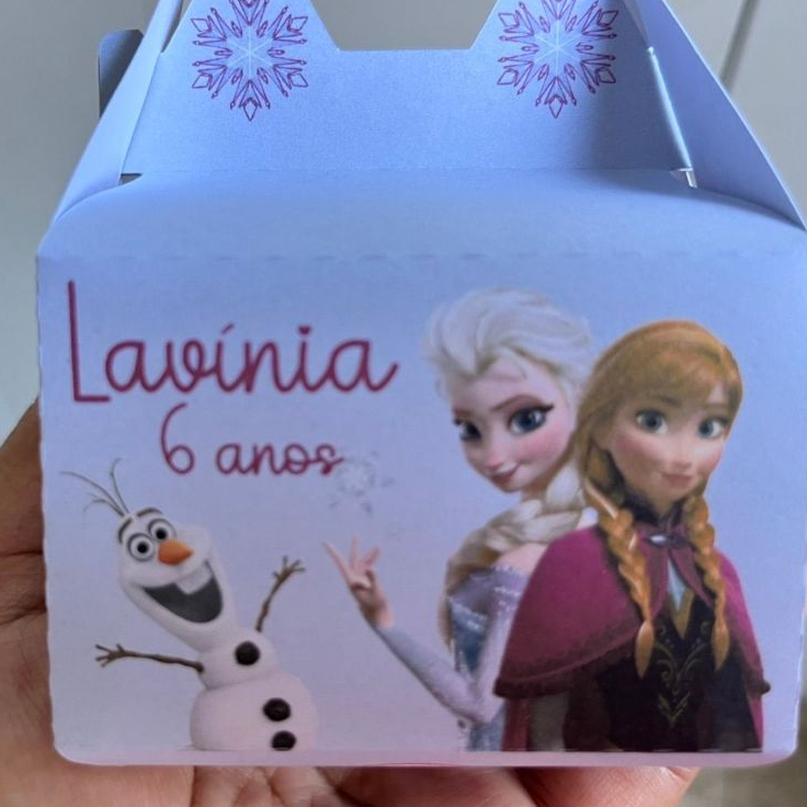 Maletinha Congelante Lembrancinhas Aniversário Caixinhas Personalizadas Papelaria