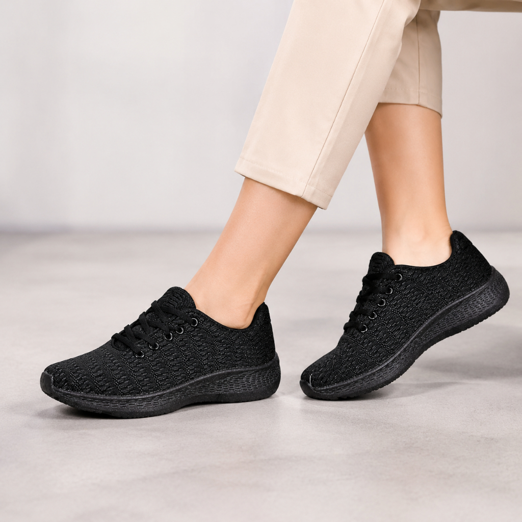 Tênis Feminino Esportivo Fitness Caminhada Academia Treino Casual Flexível Leve Moderno Confortável Nova moda