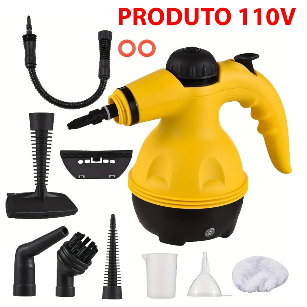 Limpador a Vapo Pressurizador Multiuso Portatil Vaporizador Higienizador Limpeza Sofa Banheiro Cortina Janela Casa