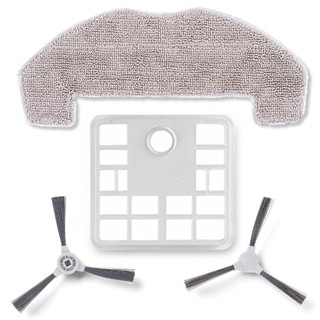 Kit Peças Reposição Robô Aspirador Panda Plus AMGR1 – Escovas Laterais + Filtro HEPA + Pano Mop