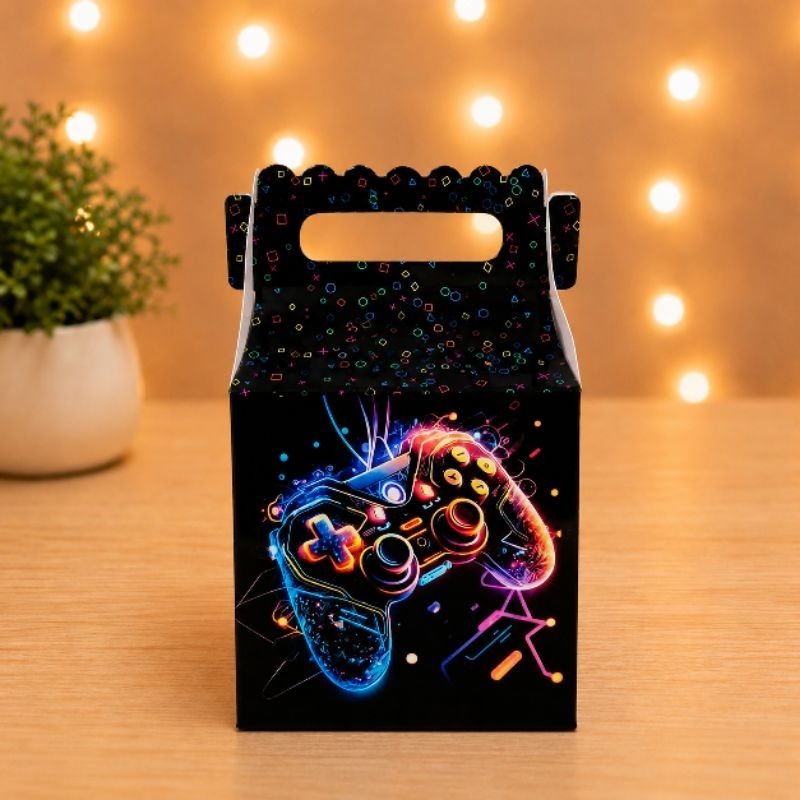 Kit Maletinha Vídeo Game P Personalizada - Lembrancinha de Festa - Aniversário - Decoração / DESMONTADO