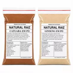 Kit Catuaba + Ginseng em Pó Natural