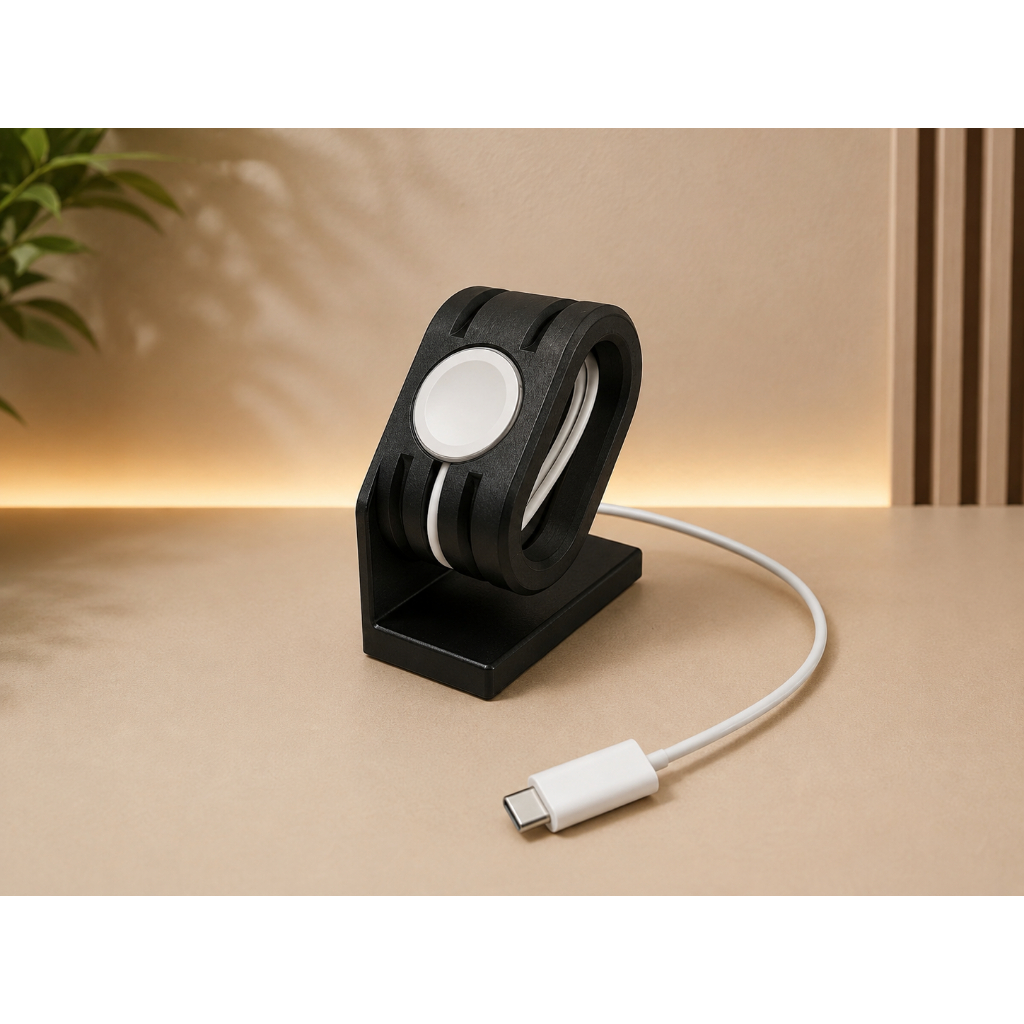 Suporte Carregador 2 em 1 para Apple Watch e iPhone MagSafe – Base Organizador d