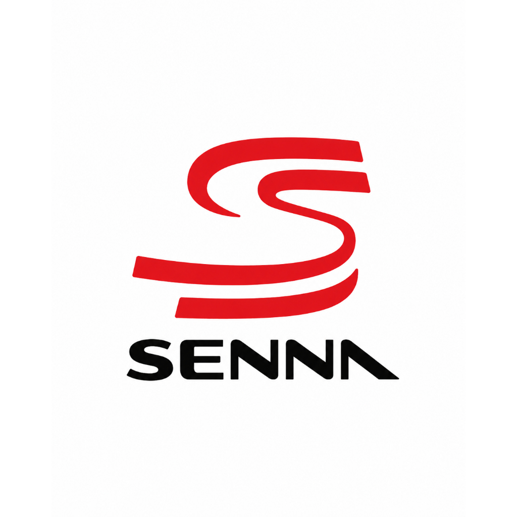 Adesivo Decorativo Vinil SENNA Automotivo Carro Moto Notebook Celular Parede Vidro