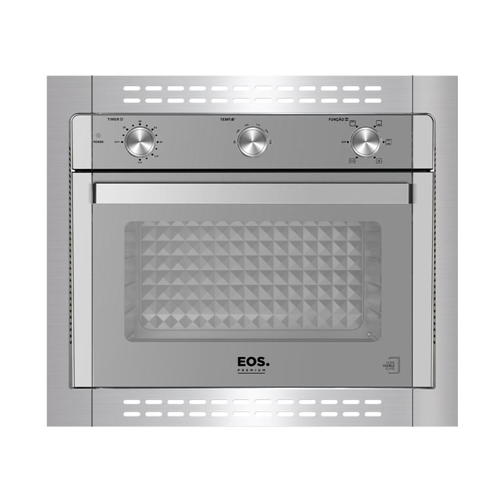 Imagem Forno e Air Fryer de Bancada ou Embutir EOS Premium 47L Inox Vidro Espelhado EFE472EAFE 110V