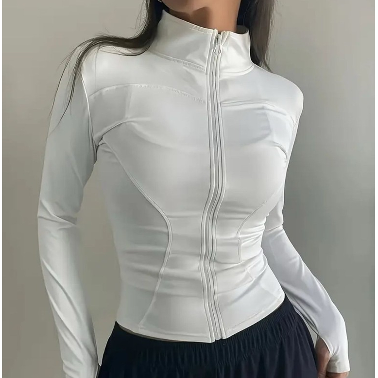 blusa manga longa gola alta academia suplex dia a dia inverno moda 2026