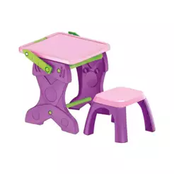 Mesa de Atividades Infantil c/ Banquinho Play e Learn Multikids - BR1766