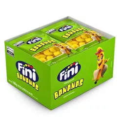 Caixa 12un Fini Bananas 15g Bala de Gelatina Bananinhas