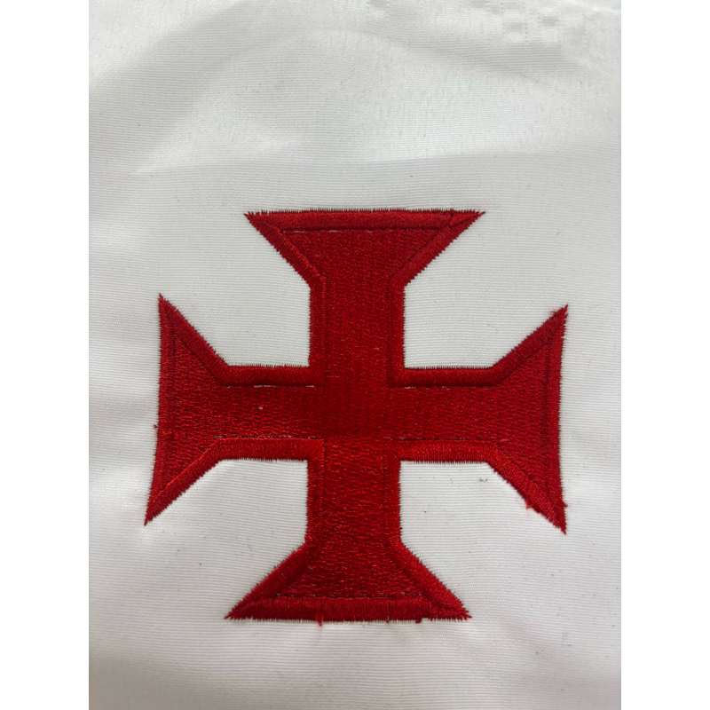 patch bordado  cruz de malta  com termocolante 6  centímetros  2 unidades
