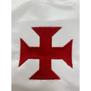patch bordado  cruz de malta  com termocolante 6  centímetros  2 unidades