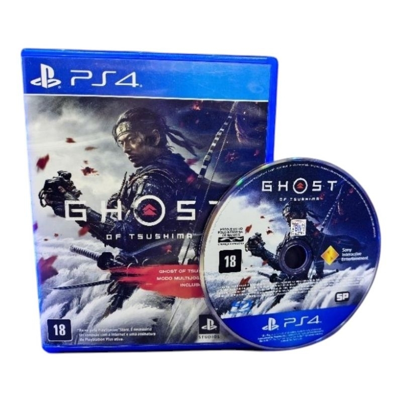 Ghost Of tsushima PS4 mídia física em português