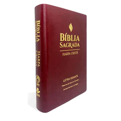 Bíblia Grande Harpa Cristã Popular Letra Gigante Vinho | Ed. Cpad