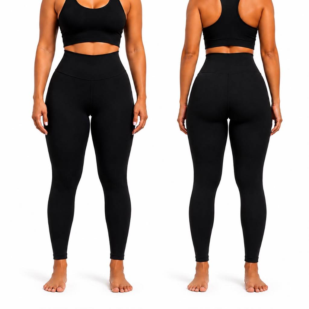 Calça Legging Feminina Suplex Cintura Alta Zero Transparência Academia Fitness Treino Confortável P M G GG