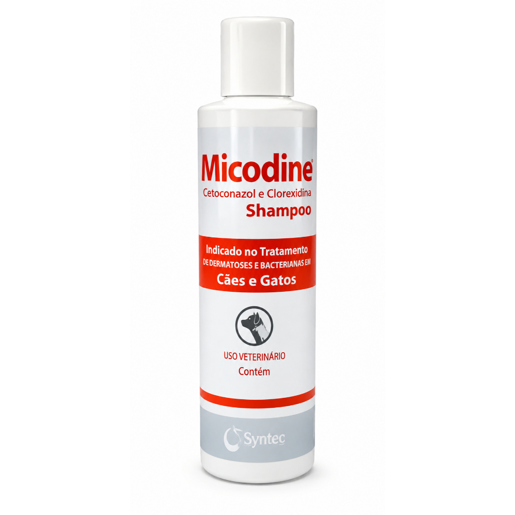 Shampoo - Syntec Micodine - Para Cães E Gatos - 225ml