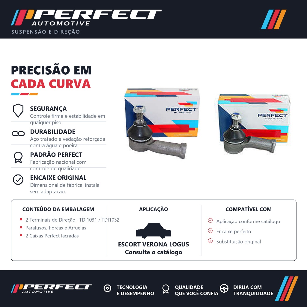 Par Terminal Direção Escort Verona Logus Pointer – PERFECT