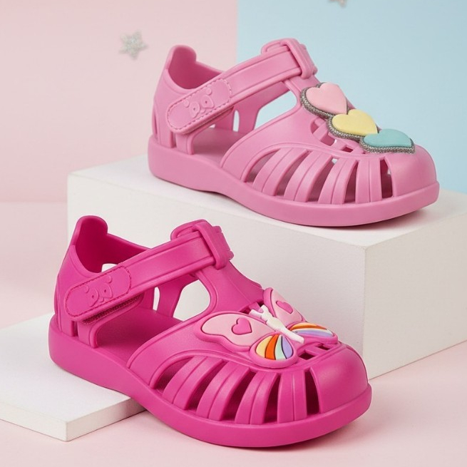 Sandália Infantil Kit 2 Pares Menino Menina Confortável Macia Leve Antiderrapante Dia Dia Promoção