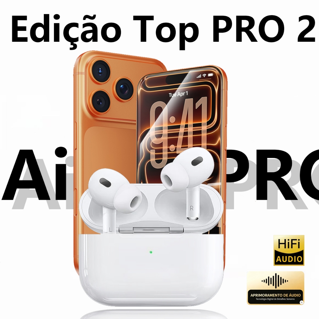 Pro5 Fones de Ouvido Bluetooth Premium, Som Estéreo Imersivo de Alta Fidelidade, Compatível com iOS e Android
