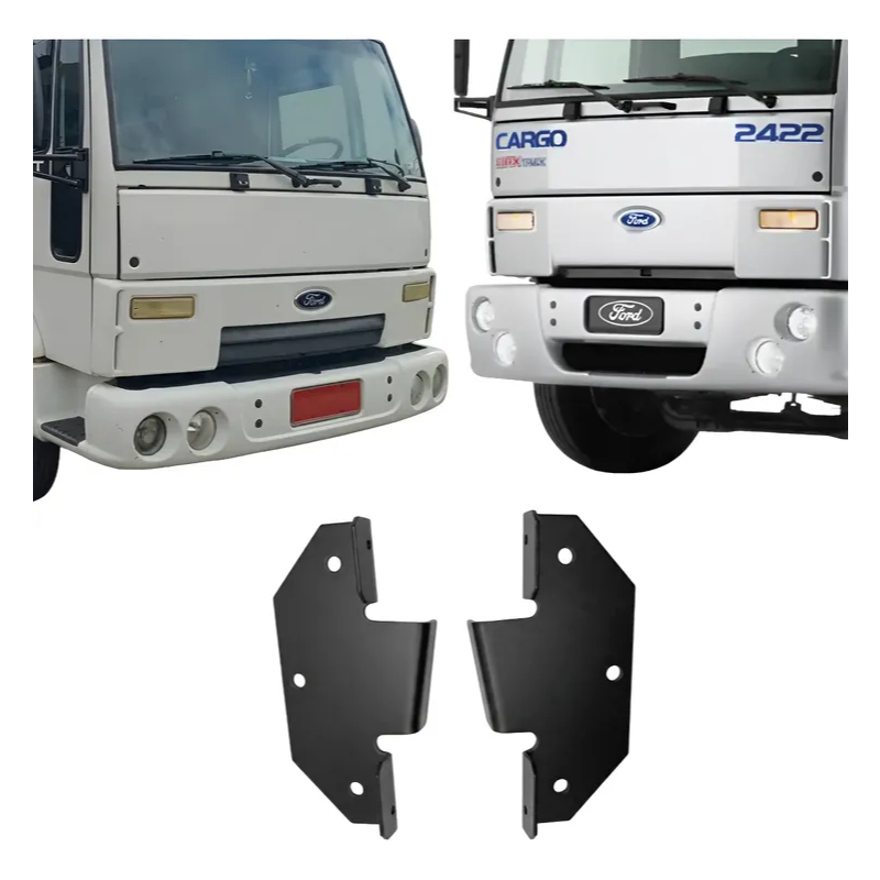 Suporte Inferior Grade Ford Cargo Rodoviário e Traçado 2000 a 2011 1C458A022AB 1C458A023AB