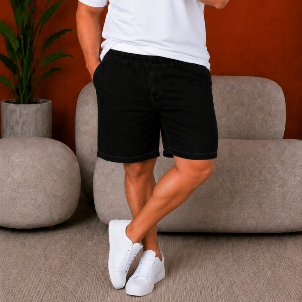 Bermuda Jogger Plus Size Masculina Tamanho Grande Elastano Cós de Elastico Envio Rápido