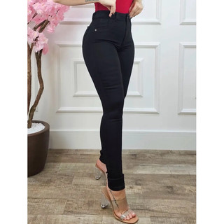 Calça Jeans Feminina Gaven Shopee Cintura Alta com Lycra Levanta Bumbum Skinny