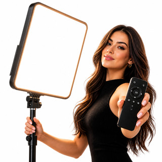 Ring Light Luz Led Profissional 22 Polegadas 70w de Potência Tripé 1,80 Metros