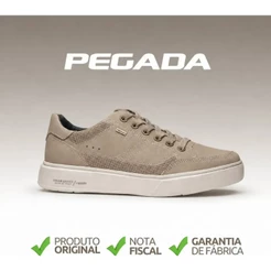 Sapatênis Masculino Pegada 111909 Couro Leve Original Oferta