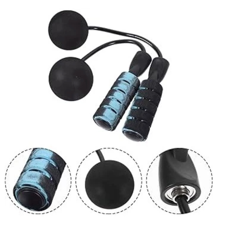 Corda De Pular Fitnes Com Peso Sem Fio Profissional