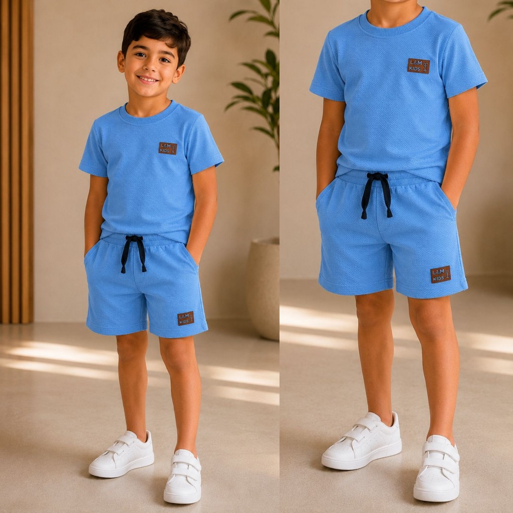 Conjunto Infantil Masculino Malha Premium Conforto Menino Blogueirinho Tamanho 1a 8 anos