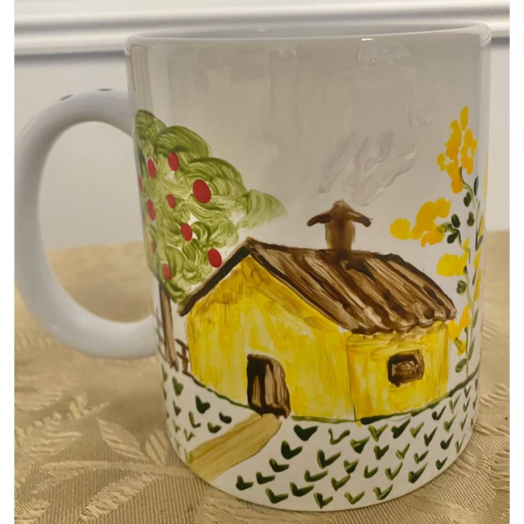 CANECA PINTADA À MÃO - ARTE EXCLUSIVA - FEITA COM AMOR 2