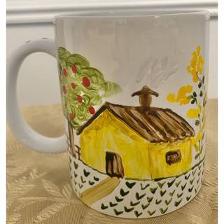 CANECA PINTADA À MÃO - ARTE EXCLUSIVA - FEITA COM AMOR 2