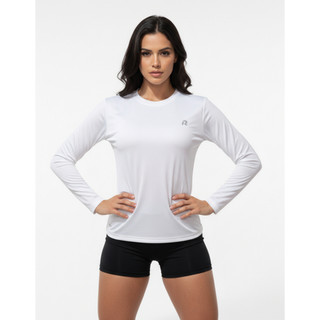 Camisa Térmica Manga Longa Blusa UV 50+ Segunda Pele Camiseta Roupa de Baixo Esporte Praia