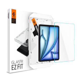 Spigen Protetor de tela de vidro temperado [GlasTR EZ Fit] projetado para iPad Air 11 polegadas M2 (2024) [dureza 9H/com