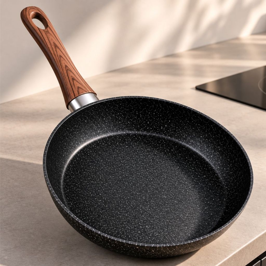 Frigideira Cerâmica Antiaderente 24cm Indução Cooktop Fogão