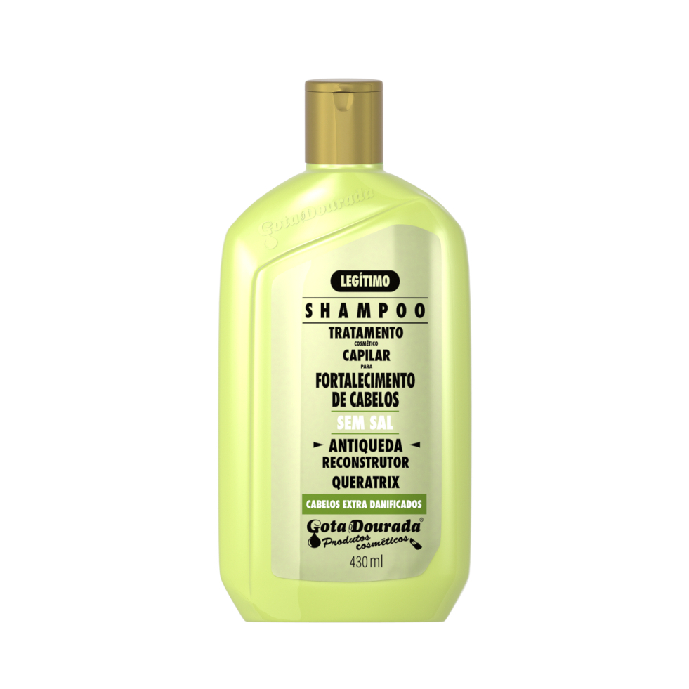 Shampoo Gota Dourada Antiqueda 430 ml - Reconstrutor Capilar