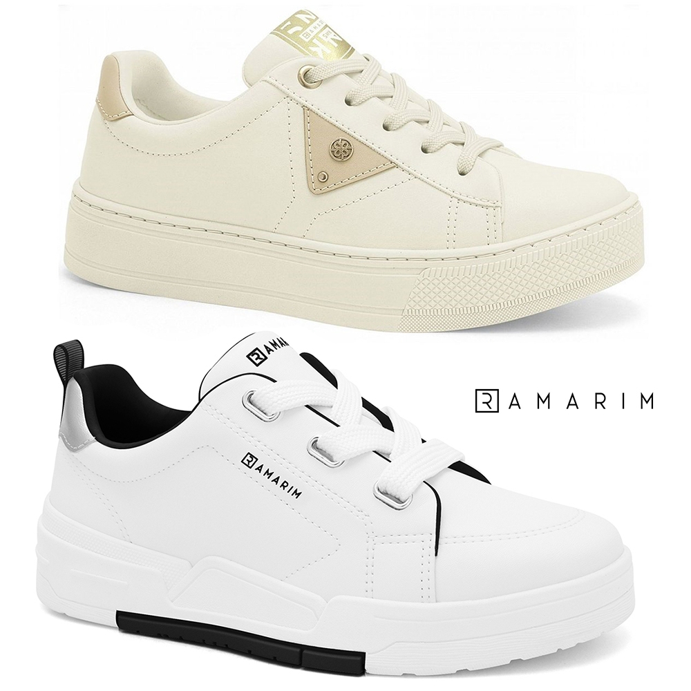 Tênis Casual Feminino Ramarim Plataforma Confortável