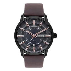 Relógio Masculino Orient MPSC1006G1NX Couro Marrom Analógico Calendário
